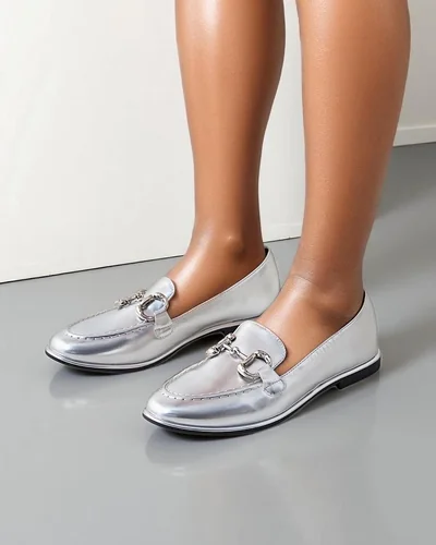 Mocasi de femei Royalfashion Metalla