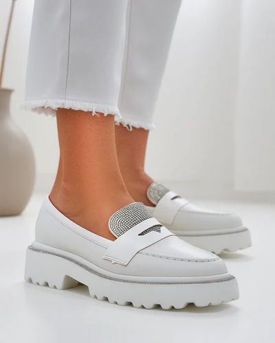 Royalfashion Mocasi femei cu strassuri Vinness