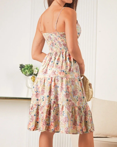 Royalfashion Rochie florală din bumbac pentru femei