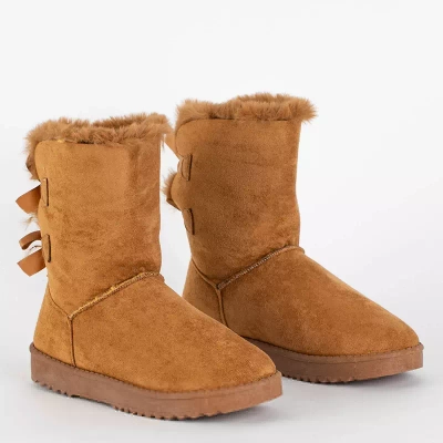 OUTLET Cizme de zapada dama camel Izzuni- Incaltaminte