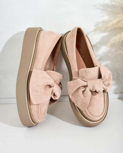 Royalfashion Pantofi jumătăți de damă cu fundiță Eriz