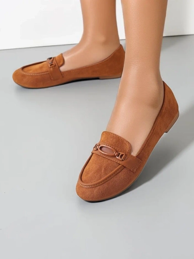 Mocasinii ecologici din suede Royalfashion pentru femei Zammei