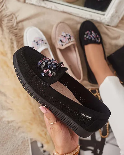 Royalfashion Mocasini de damă din mărgele ajurate Namis