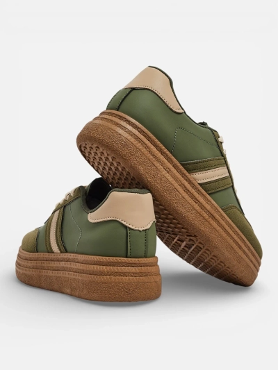 Tenisi Dama Flora Verzi Ecologici Confortabili de Primavara