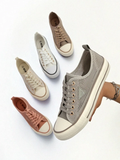 Sneakers perforate Royalfashion pentru femei Rebbse