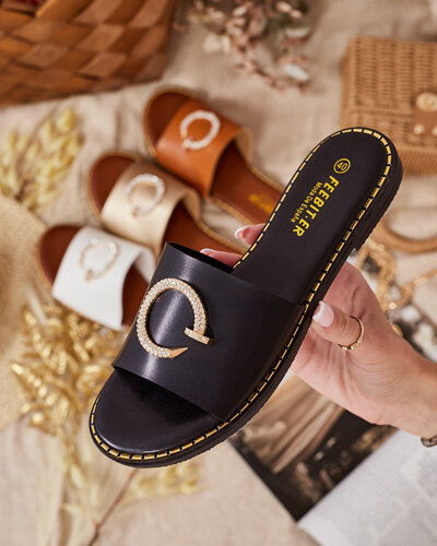 Royalfashion Omerta flip-flops cu talpă plată pentru femei