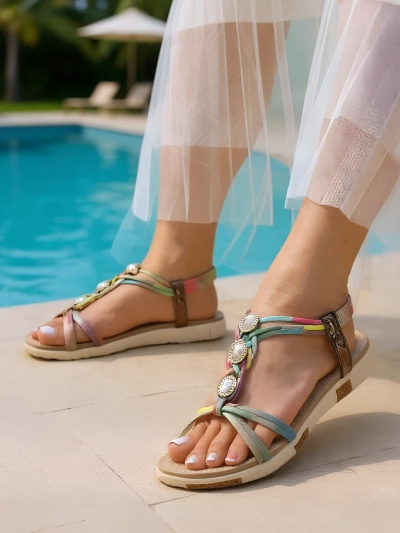 Sandalnan di Señora Colora Aurora Royalfashion Zirconia Primavera Zomer