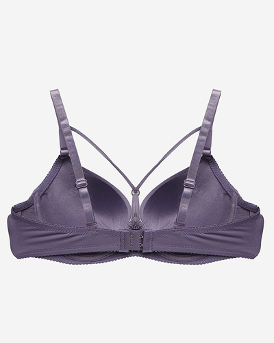 Sutien mov pentru femei cu bretele- Lenjerie intimă