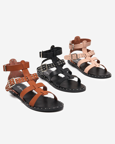 Sandale gladiator dama Camel Taleris - Incaltaminte