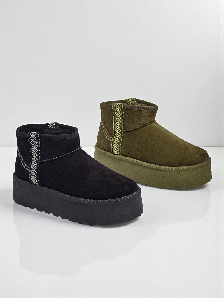 Cizme scurte de damă tip snowboots Althea