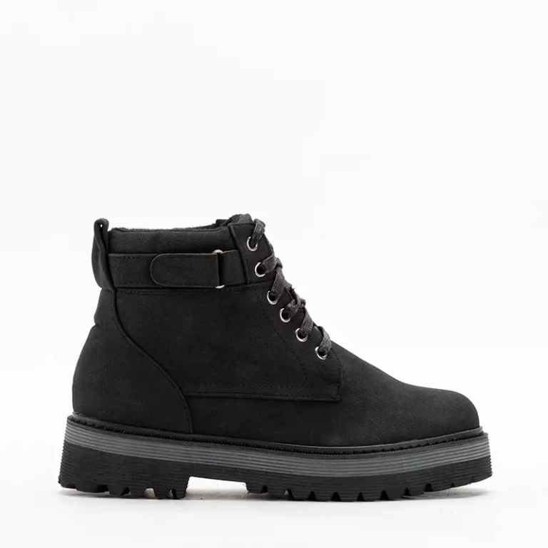 OUTLET Cizme negre de drumeție damă Endseio - Încălțăminte