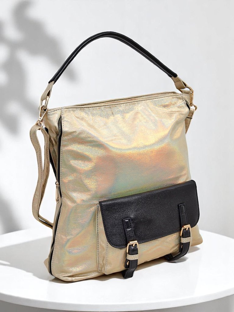 Royalfashion Geantă de damă mare GoldenEase Shopper