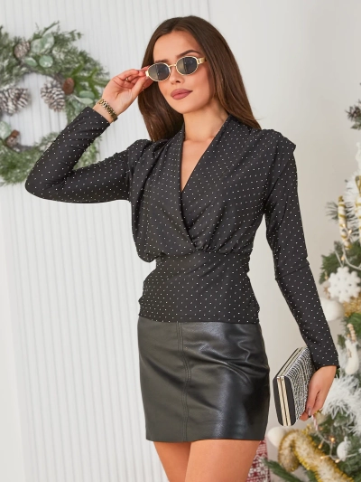 Bluza de femei Royalfashion cu zirconii
