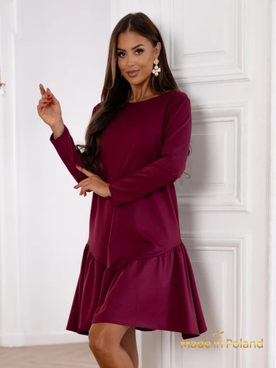 Rochie mini de damă cu volan