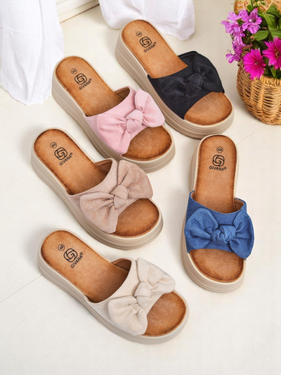 Royalfashion Papuci de damă cu platformă Givan