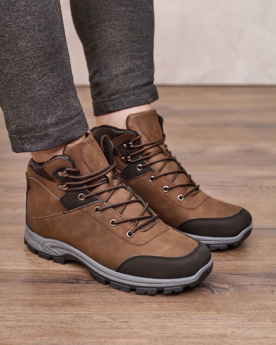 Royalfashion Trapperi de bărbați maro închis Nokuki