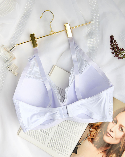 Royalfashion Sutien de damă decorat cu dantelă
