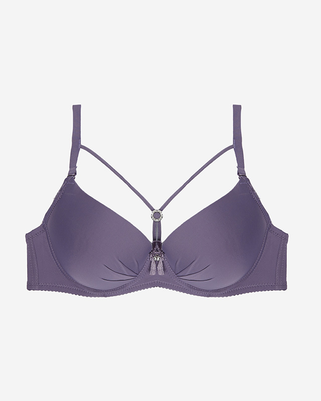 Sutien mov pentru femei cu bretele- Lenjerie intimă