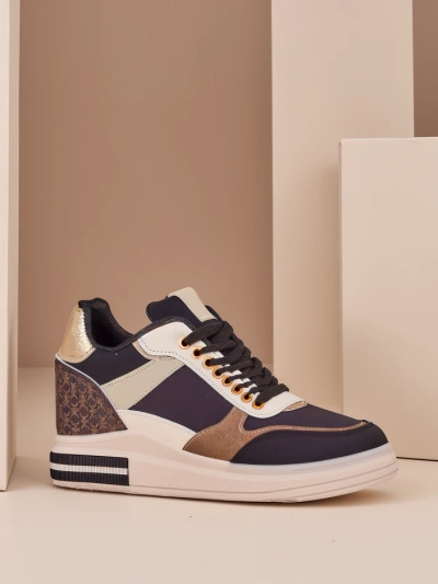 Sneakers cu toc wedges pentru femei Royalfashion Zerron