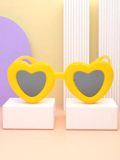 Royalfashion Ochelari de soare pentru copii în formă de inimă