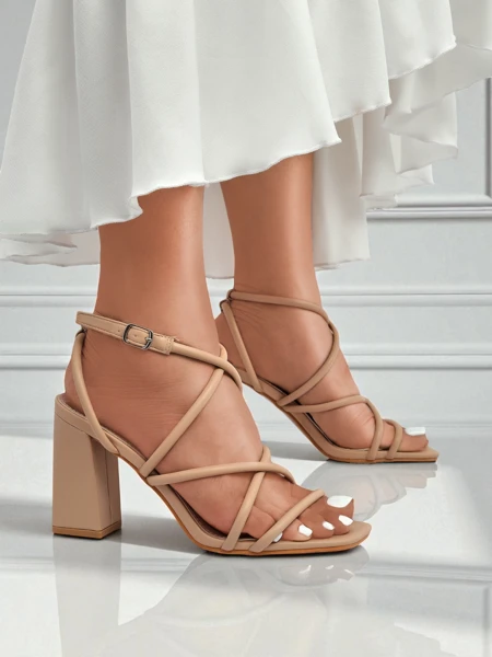 Sandale cu toc gros pentru femei Royalfashion Elysia