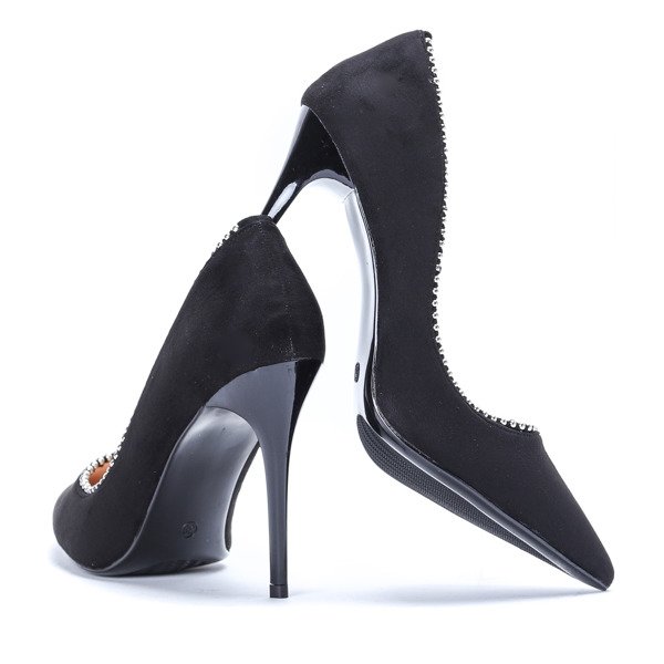 Czarne szpilki Braelynn- Obuwie