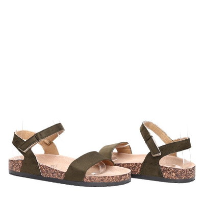 Zielone sandały - Obuwie