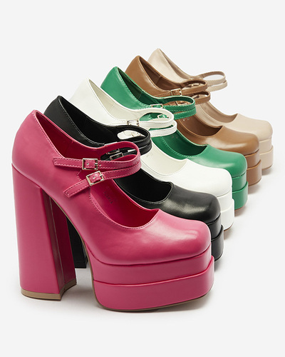 Pantofi cu toc înalt pentru femei Fuchsia Edisa - Încălțăminte