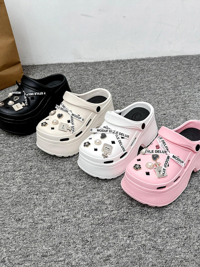 Flip-flops din cauciuc pentru femei Royalfashion cu decorațiuni Dellos