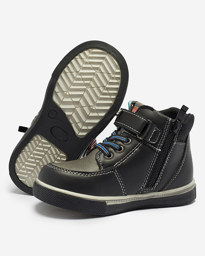 Cizme negre pentru băieți Wiasio- Footwear