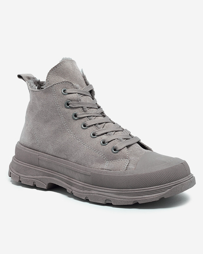 Pantofi sport a'la de damă izolați în gri Benvilo- Încălțăminte