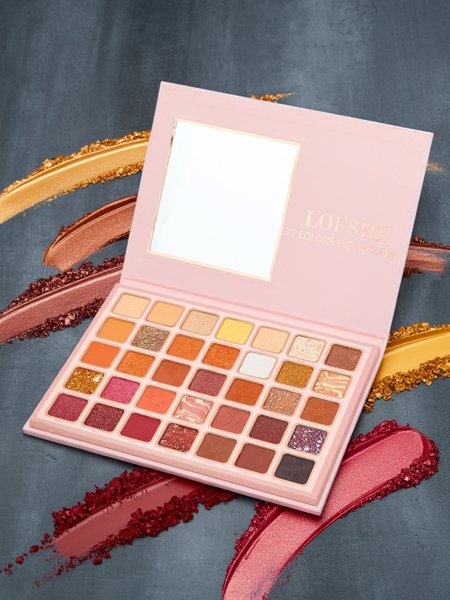 Paletă Magică pentru Fete 35 de farduri de pleoape cu sclipici și mate Ciocolată Aurie Fudge