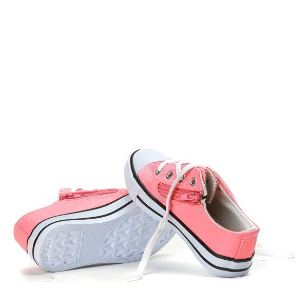 Dziecięce trampki w kolorze różowym Oxane - Obuwie