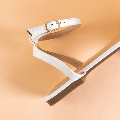 Sandale plate pentru femei cu perle Lucyla - Încălțăminte