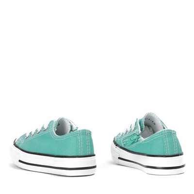 Dziecięce trampki w kolorze miętowym Susie - Obuwie