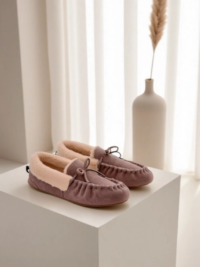 Royalfashion Mocasi femeie cu blană Ahtikes