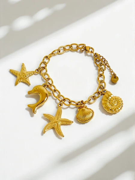 Colier Solaria Lunae Aurelia – cu talismane soare și lună