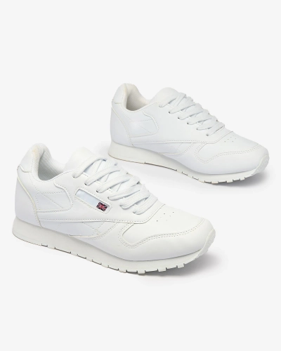 Royalfashion Classic Pantofi sport alb pentru femei Reurabos
