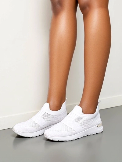 Royalfashion Pantofi sport din material textil pentru femei, tip slip-on Satet