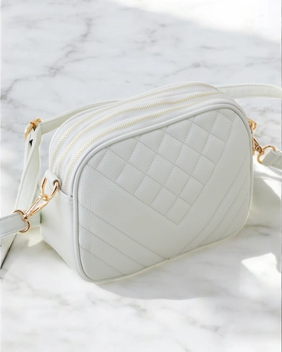 Royalfashion Geantă de mână mică pentru femei, din eco-leather cu embosare