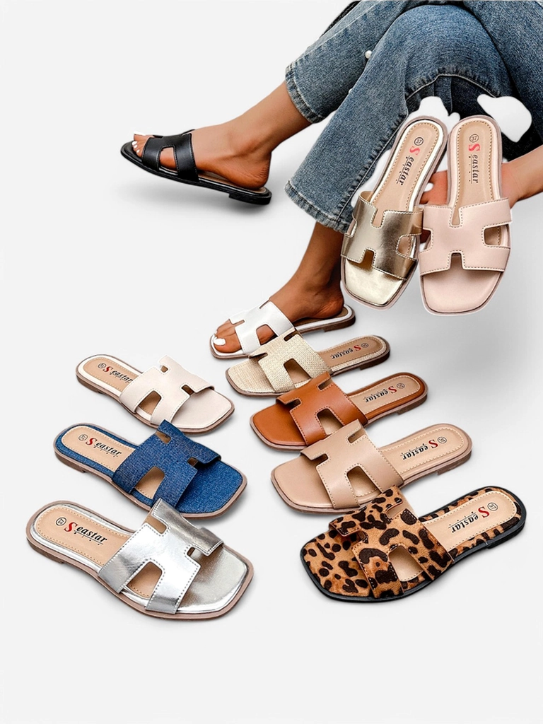 Sandale cu talpă plată pentru femei Royalfashion Eval