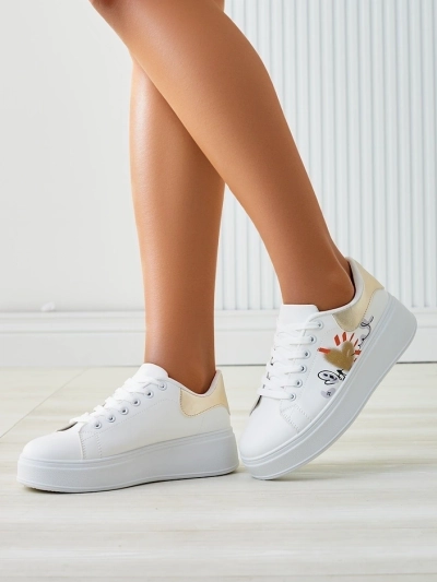 Adidași cu platformă pentru femei Royalfashion cu print Alcape