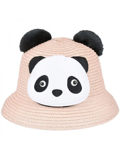 Royalfashion Pălărie de paie pentru copii Panda