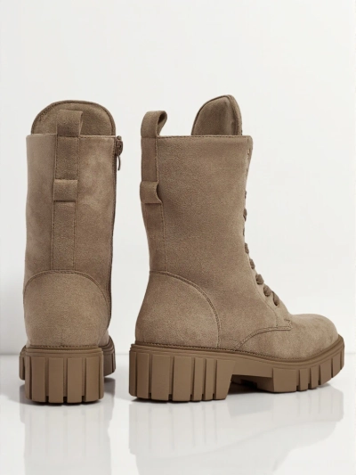 Royalfashion Botine înalte de damă tip workeri Suboo