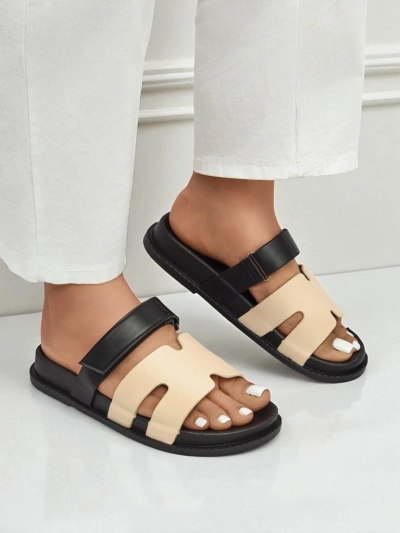 Royalfashion Sandale de damă din piele ecologică FlexiComfi