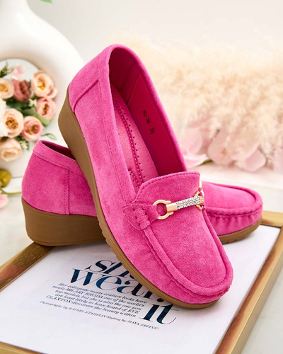 Royalfashion Mocasini de damă eko din piele de căprioară Ewo