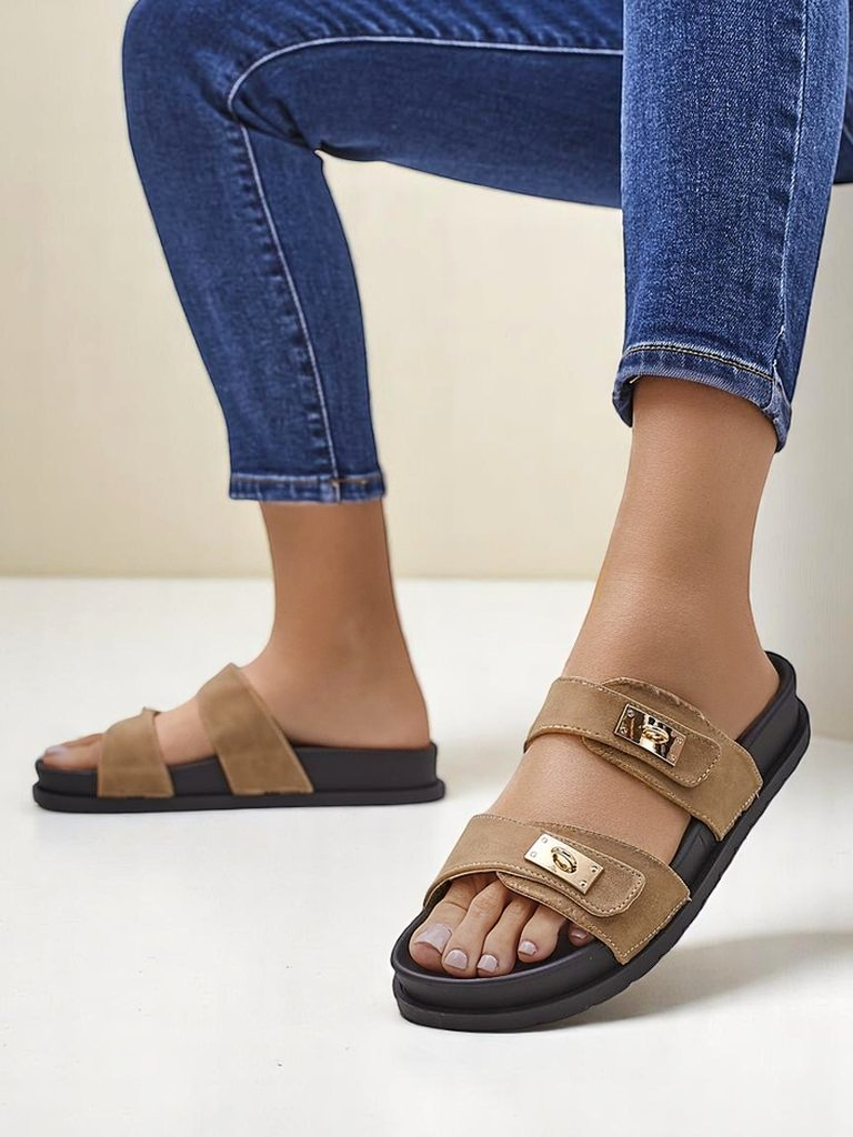 Sandale Royalfashion pentru femei cu catarame decorative Costes