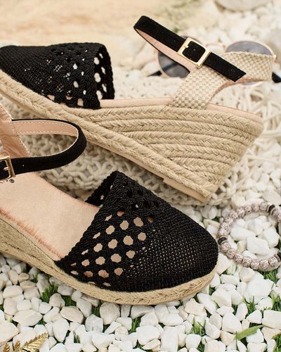 Royalfashion Sintoles de damă espadrile pe toc