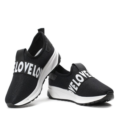 Czarne sportowe buty Oaklee- Obuwie