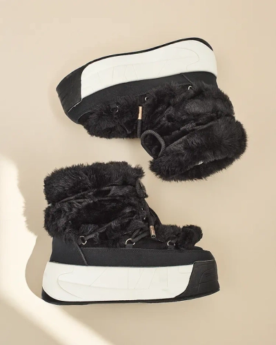 Cizme de zăpadă pentru femei Royalfashion Rozuri